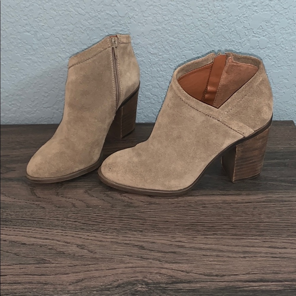 Lucky asymmetrical ankle boots